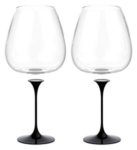 Sada 2 sklenic na víno Langhe + 2 stopky, Trebonn SplitGlass Origini