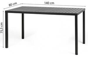 Zahradní stůl Nardi Cube 140x80 cm světle hnědý