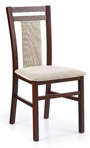 Jídelní židle Hema552, ořech/krémová