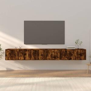 Nástěnné TV skříňky 3 ks kouřový dub 100 x 34,5 x 40 cm 3188379