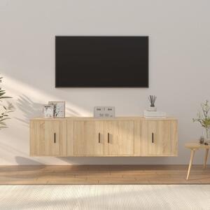 3dílný set TV skříněk dub sonoma kompozitní dřevo 3188401