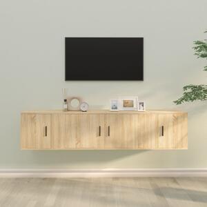 3dílný set TV skříněk dub sonoma kompozitní dřevo 3188417