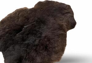 Islandská jehněčí kůže, hnědá, přírodní, střižený chlup, velikost III Střižený chlup 5 cm III - 90-100 cm
