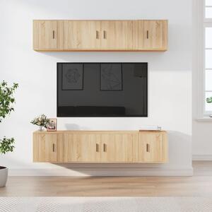 6dílný set TV skříněk dub sonoma kompozitní dřevo 3188657