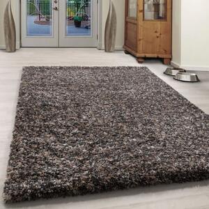 Kusový koberec Enjoy shaggy 4500 taupe kruh 80 cm kruh 80 cm