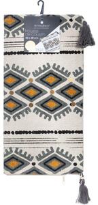 DekorStyle Bavlněný povlak na polštář Aztec 40x40 cm bílý