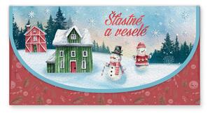 VNC Obálky na peníze Vánoční obálka na peníze a poukázky Domeček