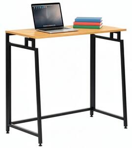 Skládací pracovní stůl 80x40 cm SPRINGOS HF0058 Flecto světle hnědý