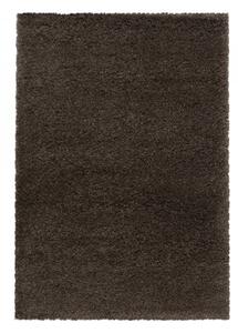Kusový koberec Fluffy shaggy 3500 brown 60 x 110 cm 60 x 110 cm