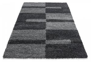 Kusový koberec Gala shaggy 2505 grey Kruh 80 cm průměr Kruh 80 cm průměr