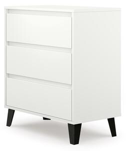 Komoda SCANDI 3S Bílá