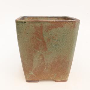 E-bonsai Keramická bonsai miska 14 x 14 x 15 cm hnědá