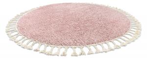 Dywany Łuszczów Kusový koberec Berber 9000 pink kruh - 120x120 (průměr) kruh cm