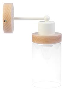 Nástěnná lampa WOODNEST 1xE27/15W/230V borovice/krémová