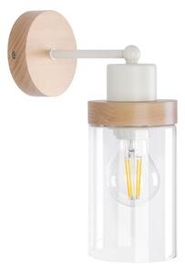 Nástěnná lampa WOODNEST 1xE27/15W/230V borovice/krémová