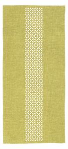 Kubík Textil Polyesterový ubrus vyrážený- zelený Velikost: 40*90 cm