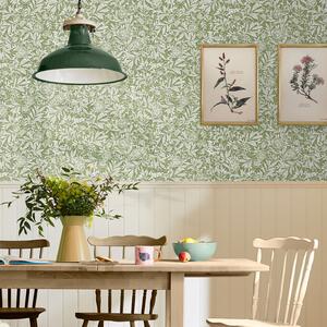 Zelená květinová vliesová tapeta na zeď, 120888, Joules, Graham&Brown
