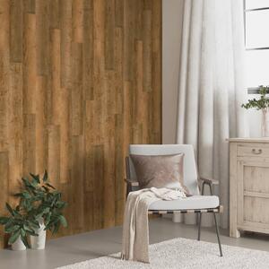Nástěnné panely vzhled dřeva hnědé PVC 4,12 m² 3189144