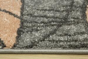 Makro Abra Dětský kusový koberec Lima 1295A Medvídek Mráčky Nebe šedý růžový Rozměr: 160x230 cm
