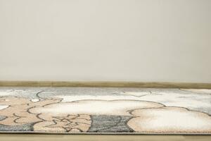 Makro Abra Dětský kusový koberec Lima 1295A Medvídek Mráčky Nebe šedý růžový Rozměr: 160x230 cm