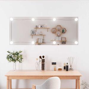 Nástěnné zrcadlo s LED osvětlením 40 x 100 cm sklo obdélníkové 3189154