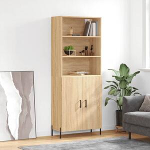 Skříň highboard dub sonoma 69,5 x 34 x 180 cm kompozitní dřevo 3189264