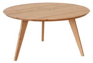 Konferenční stolek ORB masivní dub, ⌀ 90 cm
