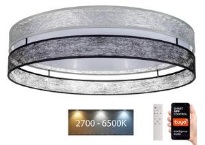Belis LED Stmívatelné stropní svítidlo LIMA LED/36W/230V Wi-Fi Tuya + DO černá/stříbrá BE0884