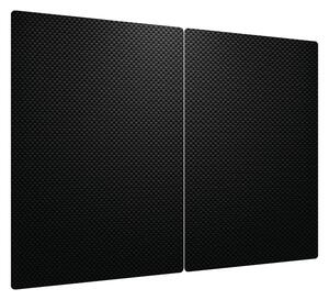 Allboards,Skleněná kuchyňská deska CARBONOVÉ VLÁKNO ANTRACIT 60x52cm -krájecí deska -ochranná deska,HC52x30_00004