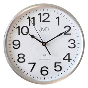 JVD Rádiem řízené přehledné stříbrné hodiny JVD RH683.2 (JVD Rádiem řízené přehledné stříbrné hodiny JVD RH683.2)