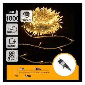 Aigostar - LED Venkovní vánoční řetěz 1000xLED/6W/230V 50m IP44 teplá bílá