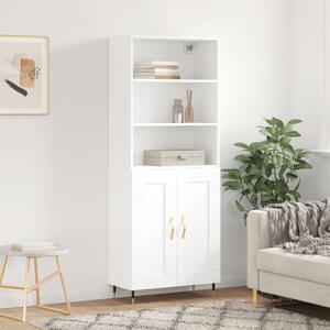 Skříň highboard bílá 69,5 x 34 x 180 cm kompozitní dřevo 3189933