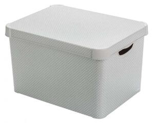 CURVER úložný box - vel. L, s puntíky