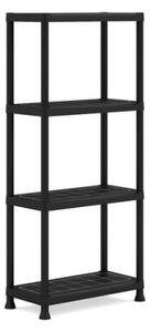 Plastový otevřený regál PLUS 60/4 - 135 x 60 x 30 cm