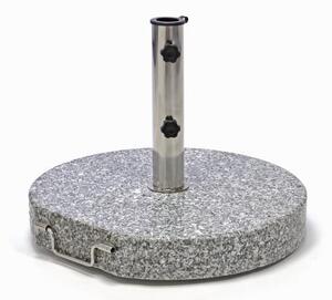 Stojan na slunečník (kruhový) - žula / nerezová ocel, 40 kg