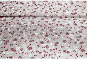 Běhoun na stůl rudé květy 50 x 150 cmMade in Italy 50x150 cm Vícebarevná