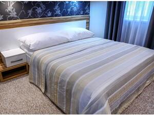 Přehoz na postel 701S Sunset béžový Made in Italy Béžová 160x240 cm