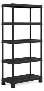 Plastový otevřený regál PLUS TRIBAC 90/5 - 182 x 90 x 45 cm