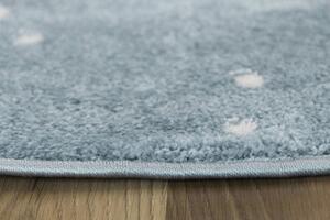 Makro Abra Kulatý dětský koberec Lima C884A Medvídek modrý krémový Rozměr: průměr 100 cm