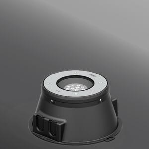 VÝPRODEJ VZORKU LIGMAN Zápustné zemní svítidlo KIOS 3 3000K 8W 505lm LED 50° IP67 216mm nerez ocel