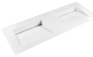 Oltens Stila umyvadlo 120x45 cm obdélníkový nábytkový bílá lesk 40205000