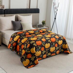 Přehoz na postel ORANGE PUMPKINS, barevný Rozměr: 170 x 210 cm
