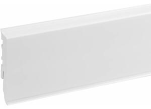 Podlahová lišta soklová M60 mm d. 2,2m Bílá RAL9003