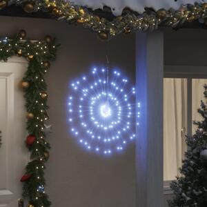 Vánoční hvězdicová světla 2ks 140 studeně bílých LED diod 17 cm 3190512