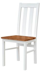 Jídelní židle BELLU II dub/bílá