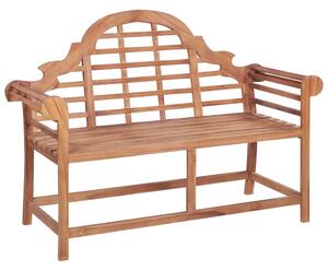 Zahradní lavice 127 x 58,5 x 92,5 cm masivní teakové dřevo 319152