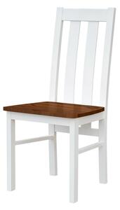 Jídelní židle BELLU II ořech/bílá