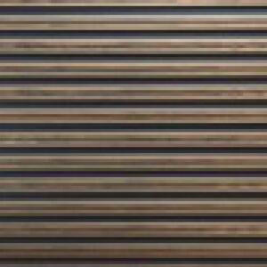 Stěnový AKUSTICKÝ 3D PANEL ČERNÝ/DUB XL - 100x50 cm - bal. 2m2
