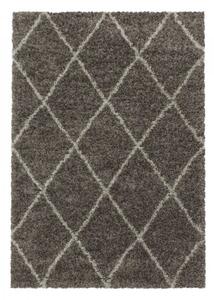 Kusový koberec Alvor shaggy 3401 taupe 60 x 110 cm 60 x 110 cm