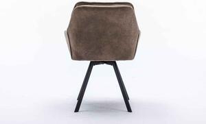 Designová otočná židle Joe vintage taupe